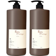 살림백서 라이스 앤 모링가 바디워시 모링가향, 2개, 1500ml