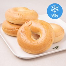 아침엔 플레인 베이글 (냉동), 110g, 4개