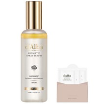달바 화이트 트러플 퍼스트 아로마틱 스프레이 세럼 120ml + 약산성 젤클 3ml x 3p 세트, 1세트