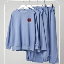 애플리 남성용 NO PHOTO 프린팅 세미 기모 트레이닝 상하의 4종 세트 APS410