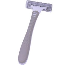 블루마켓 컴팩트 일회용 면도기 그레이, 10개, 1개입