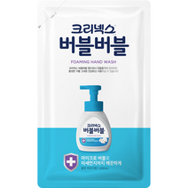 크리넥스 버블버블 핸드워시 클린파우더 리필, 1개, 200ml