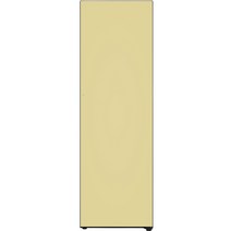 LG전자 오브제컬렉션 컨버터블 패키지 글라스 냉동전용고 좌터치 / 좌열림 324L 방문설치, 오브제컬렉션 크림 레몬, Y322AA3(Y322GN3S)