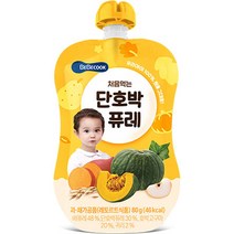 베베쿡 처음먹는 단호박 퓨레, 1개