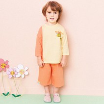 헤이미니 아동용 NEW 스윗컬러 배색 7부 상하의 세트
