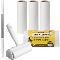 클린비 사선컷팅 돌돌이 투웨이 테이프클리너 7종 본체 + 리필 4p, 1세트