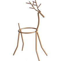 사슴 화분 장식 스탠드, 골드