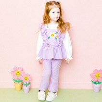 헤이미니 여아용 그레이스 뷔스티에 상하의 세트