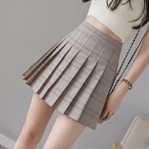 페이토 여성용 테니스 주름 스커트