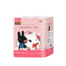 가스파드앤리사 엘레강스 로제 4겹 펄프 화장지 25m, 24개입, 1개