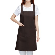 인블룸 버튼형 베이직 앞치마, 1개, 커피