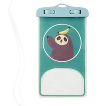 라니마켓 귀여운 핸드폰 방수팩, 1개, 나무늘보