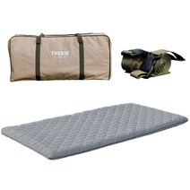 더릭스홈 방수 더스트백 + 보관용 스트랩 2p + 캠핑 차박매트 8cm 세트, 현대, 팰리세이드, 싼타페, 투싼, 니로, 카니발, 모하비, 쏘렌토, 스포티지, 렉스턴, 티볼리, QM6, 도브그레이