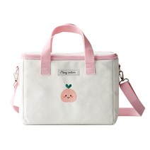 맘스네이처 이유식 대형 보냉백, 아이보리 모나