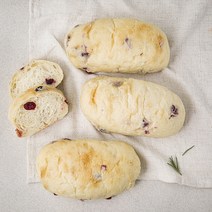 브로드카세 발효종 크렌베리 치아바타 3개입, 330g, 1개