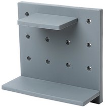 영누몰 크기 색상 선택이 자유로운 인테리어 미니멀 타공판, 그레이, 1개