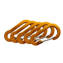 베라망 등산 캠핑 알루미늄 합금 카라비너 5p, 골드