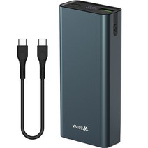 밸류엠 메탈 45W PPS 초고속 PD 충전 초미니 보조배터리 10000mAh + CtoC 60W케이블, 혼합색상, VM-PM45JPQ