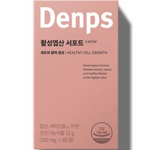 덴프스 활성엽산 서포트 12g, 60정, 1개