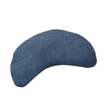 편백아트 프리미엄 편백 나노초미니칩 클래식 반달 베개, 진회색