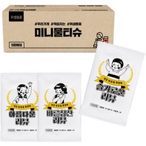 미니리뷰 S43 업소용 일매용 물티슈, 500매