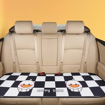 오리모양 자동차 통기성 방석 뒷좌석, 체크, 1개