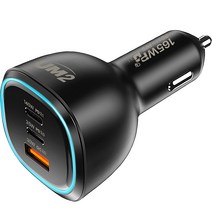UM2 차량용 PD3.1 고속 충전기 UMCH-165W-PD3.1, 블랙