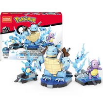 메가블럭 포켓몬스터 꼬부기 블록 진화 세트, 혼합색상