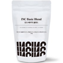 인크커피 베이직 블렌드 원두, 홀빈(분쇄안함), 1kg, 1개