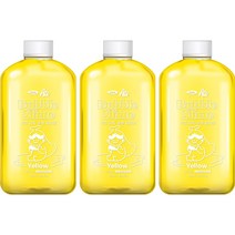 폴메디슨 대용량 키즈 아토 버블 슬라임 옐로우 옐로우, 3개, 550ml