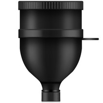 삼대오백 파우더 깔때기, 블랙, 1개