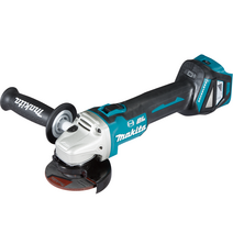 마끼다 18V 100mm 앵글 그라인더 BL 슬라이드 스위치 속도 조절 무선 베어툴 DGA413, 1개