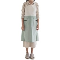 카카두 방수 옆트임 포켓 올데이 키친 앞치마, 민트, 1개