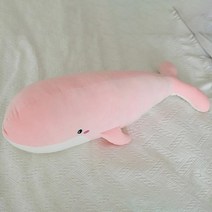 제이블룸 보들보들 꿀잠 친구 대형 돌고래 모찌 애착 바디필로우, 핑크