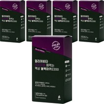 얼리어비타 프리미엄 짜먹는 액상 블랙마카 2200 15p, 300ml, 5개