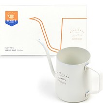 빈플러스 핸드드립 주전자 화이트, 단품, 350ml