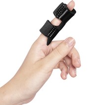 바디큐 닥터스 손가락 고정 보호대 블랙 2p, 1개