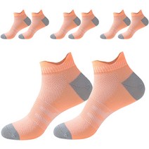 르블랑 런닝 마라톤 여성 스포츠 양말 4종세트, 핑크