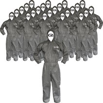 가드맨 SMS 원피스 보호복, 회색, 24개