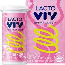 락토바이브 지노 솔루션 유산균 10.5g, 30정, 1개