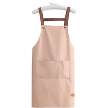 다정다감 H라인 파스텔 에이프런, 핑크, 1개