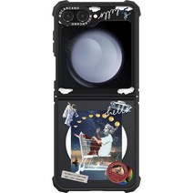 모란카노 임팩트 콜라주 맥세이프 디자인 투명 범퍼 휴대폰 케이스