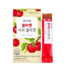 엔바이탈 뷰티엔 사과 콜라겐젤리 14p, 1개, 210g