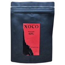 XOCO 마얀 레드 62% 코인 커버춰 초콜릿, 60g, 1개