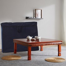 즐거운집 풍속 교자상 중교자상 90 x 75 cm + 부직포커버, 혼합 색상