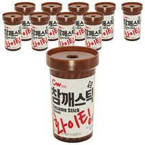 청우식품 참깨스틱 진, 85g, 10개