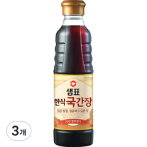 샘표 한식국간장, 500ml, 3개