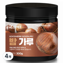 조은약초 밤 가루, 4개, 300g