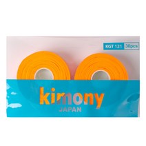 키모니 하이소프트 EX 배드민턴 오버그립 KGT121 30p, 오렌지