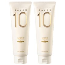 미쟝센 살롱 플러스 클리닉 10 헤어트리트먼트 손상모발용, 250ml, 2개